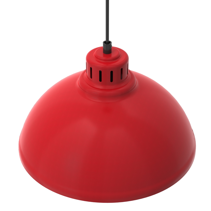 Suspension filaire SVEN 1xE27/15W/230V rouge