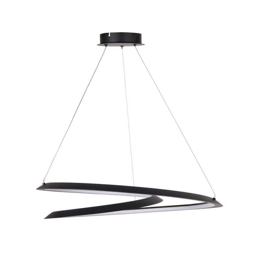 Suspension filaire TANGO LED/44W/230V 4000K d. 60 cm noir