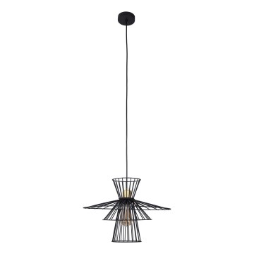 Suspension filaire TAREK 1xE27/40W/230V noir