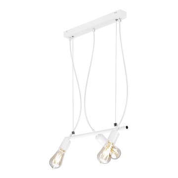 Suspension filaire TARO 3xE27/60W/230V blanc