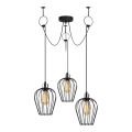 Suspension filaire TEL 3xE27/40W/230V araignée
