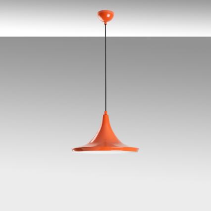 Suspension filaire TOM 1xE27/40W/230V orange