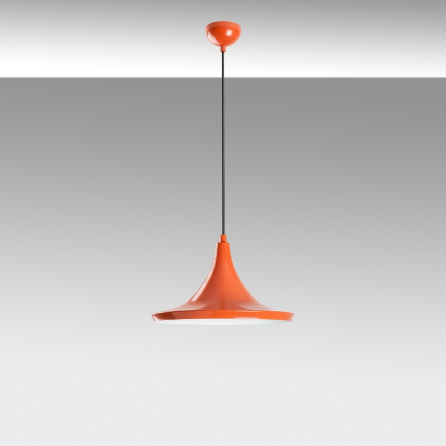 Suspension filaire TOM 1xE27/40W/230V orange