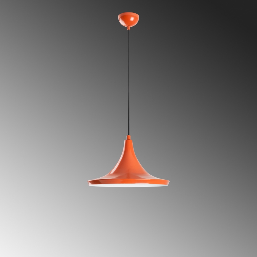 Suspension filaire TOM 1xE27/40W/230V orange
