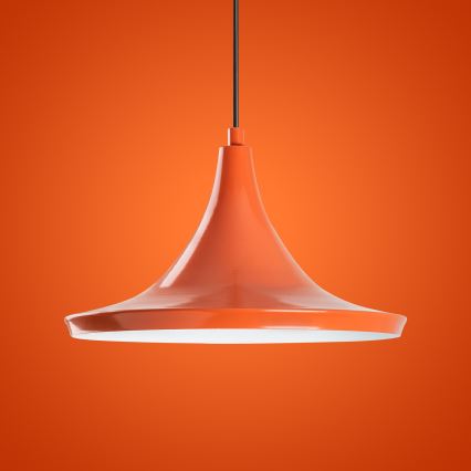 Suspension filaire TOM 1xE27/40W/230V orange