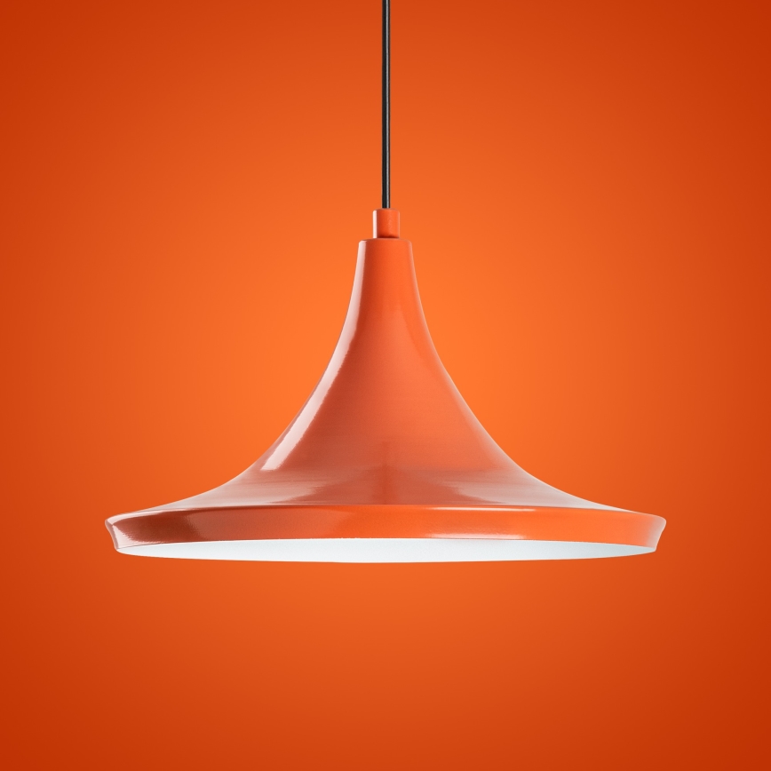 Suspension filaire TOM 1xE27/40W/230V orange