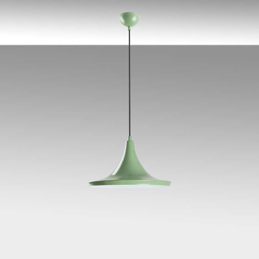 Suspension filaire TOM 1xE27/40W/230V vert