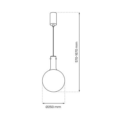 Suspension filaire TORONTO 1xGU10/8W/230V doré