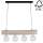 Suspension filaire TRABO 4xE27/60W/230V pin - certifié FSC