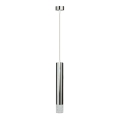 Suspension filaire TUBI 1xGU10/8W/230V chrome brillant