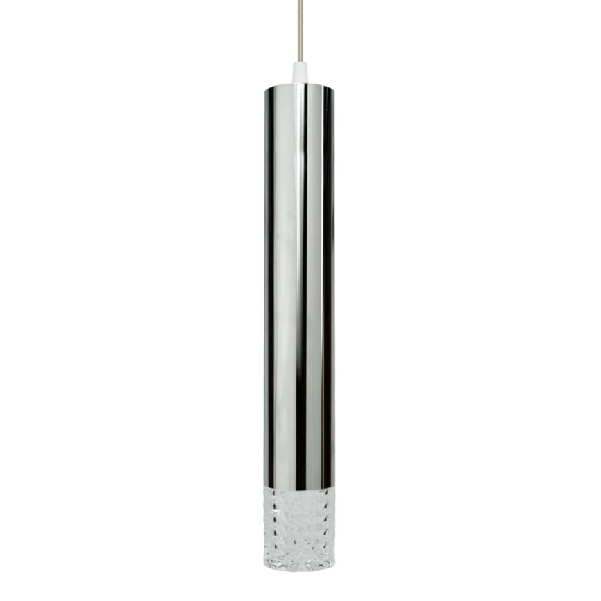 Suspension filaire TUBI 1xGU10/8W/230V chrome brillant