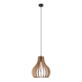 Suspension filaire TUCCI 1xE27/60W/230V d. 29 cm chêne