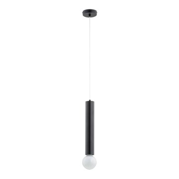 Suspension filaire TWISTER 1xE27/60W/230V noir