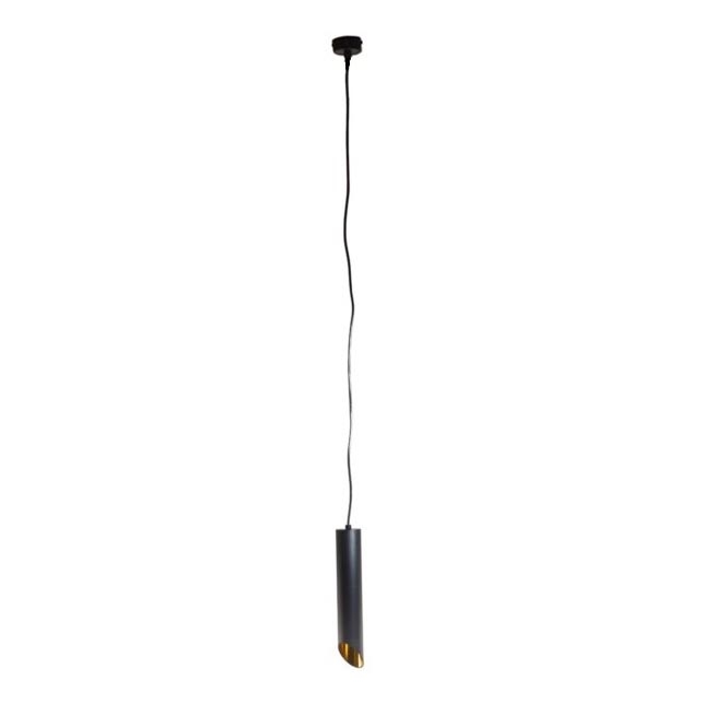 Suspension filaire VALDA 1xGU10/30W/230V 132 cm noir