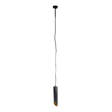 Suspension filaire VALDA 1xGU10/60W/230V 132 cm noir