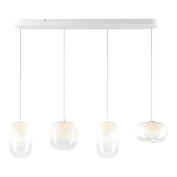 Suspension filaire VASO LED/15W/230V blanc