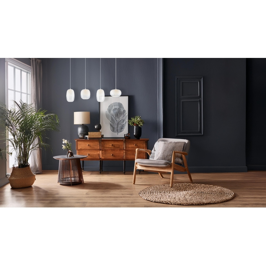 Suspension filaire VASO LED/15W/230V blanc