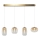 Suspension filaire VASO LED/15W/230V doré/fumé