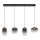 Suspension filaire VASO LED/15W/230V noir/fumé