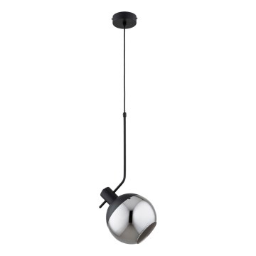 Suspension filaire VELTO 1xE27/15W/230V noir/fumé