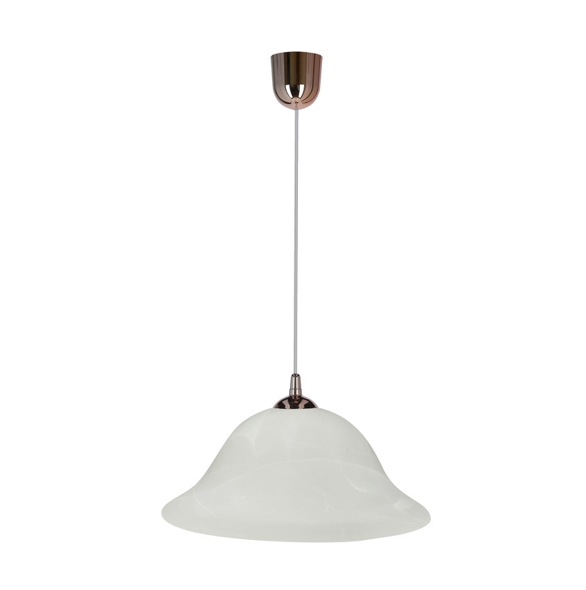 Suspension filaire VERA 1xE27/60W/230V cuivre/blanc