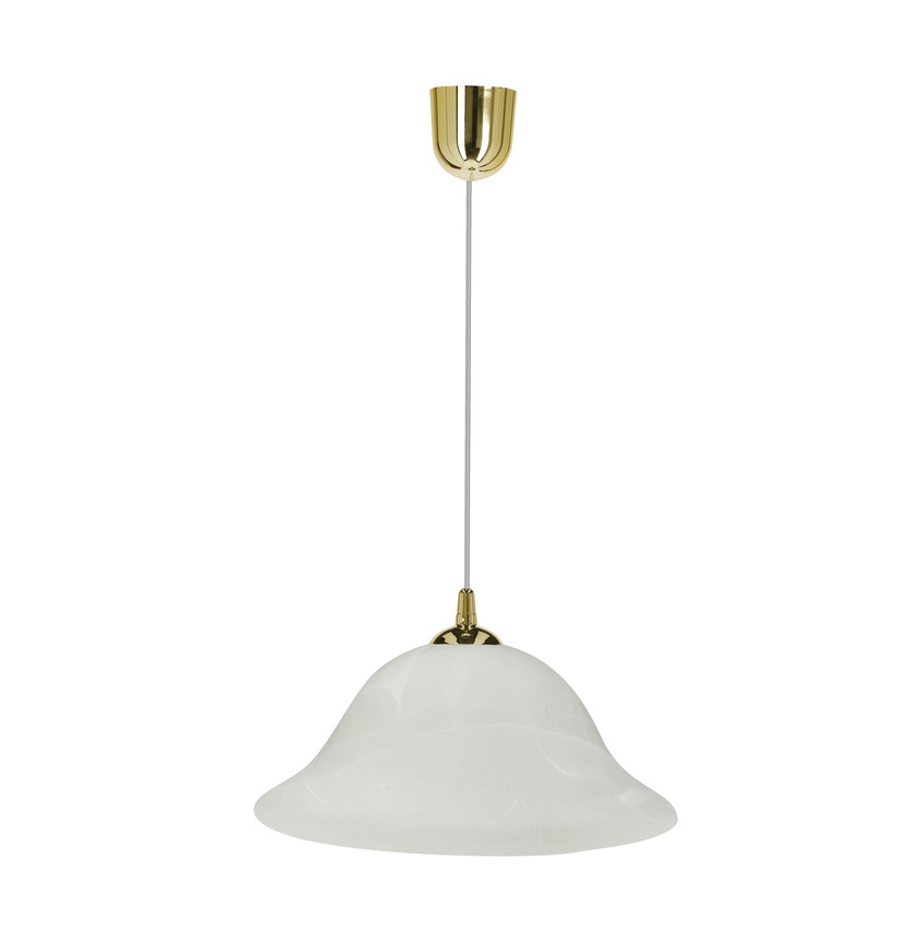 Suspension filaire VERA 1xE27/60W/230V doré/blanc