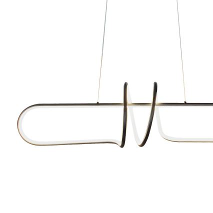 Suspension filaire VERTIGO LED/54W/230V noir