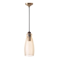 Suspension filaire VETRO 1xE27/60W/230V hêtre