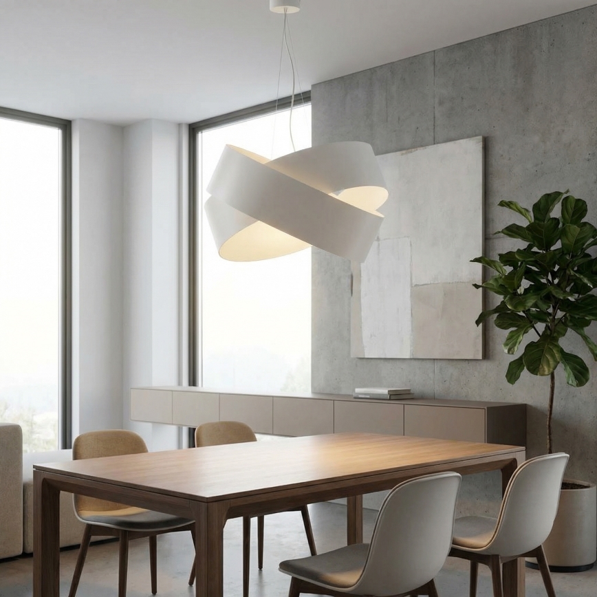 Suspension filaire VIENO 3xE27/15W/230V blanc