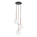Suspension filaire VOLDA 3xE14/10W/230V d. 28 cm laiton
