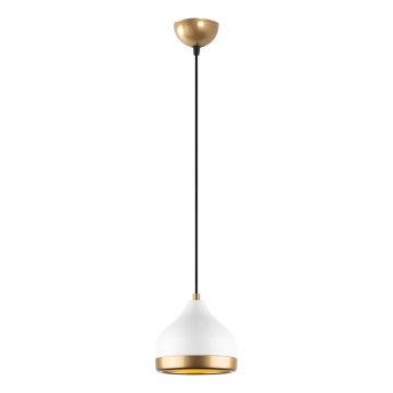 Suspension filaire YILDO 1xE27/40W/230V blanc/doré