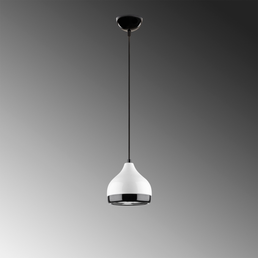 Suspension filaire YILDO 1xE27/40W/230V blanc/noir
