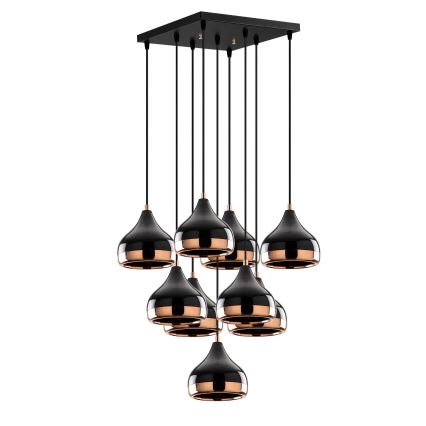 Suspension filaire YILDO 9xE27/40W/230V