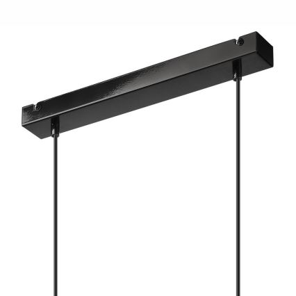 Suspension filaire ZOYA 2xE27/60W/230V noir