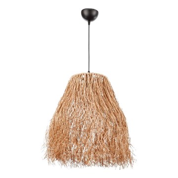 Suspension FRINGE 1xE27/40W/230V en raphia