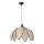 Suspension FUME 1xE27/40W/230V diamètre 40 cm noir/beige