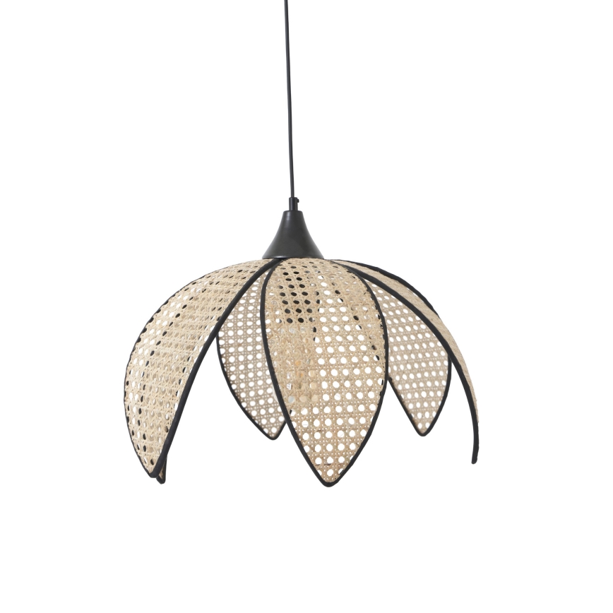 Suspension FUME 1xE27/40W/230V diamètre 40 cm noir/beige