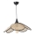 Suspension FUME 1xE27/40W/230V diamètre 45 cm noir/beige
