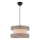 Suspension HALO 1xE27/60W/230V beige/gris