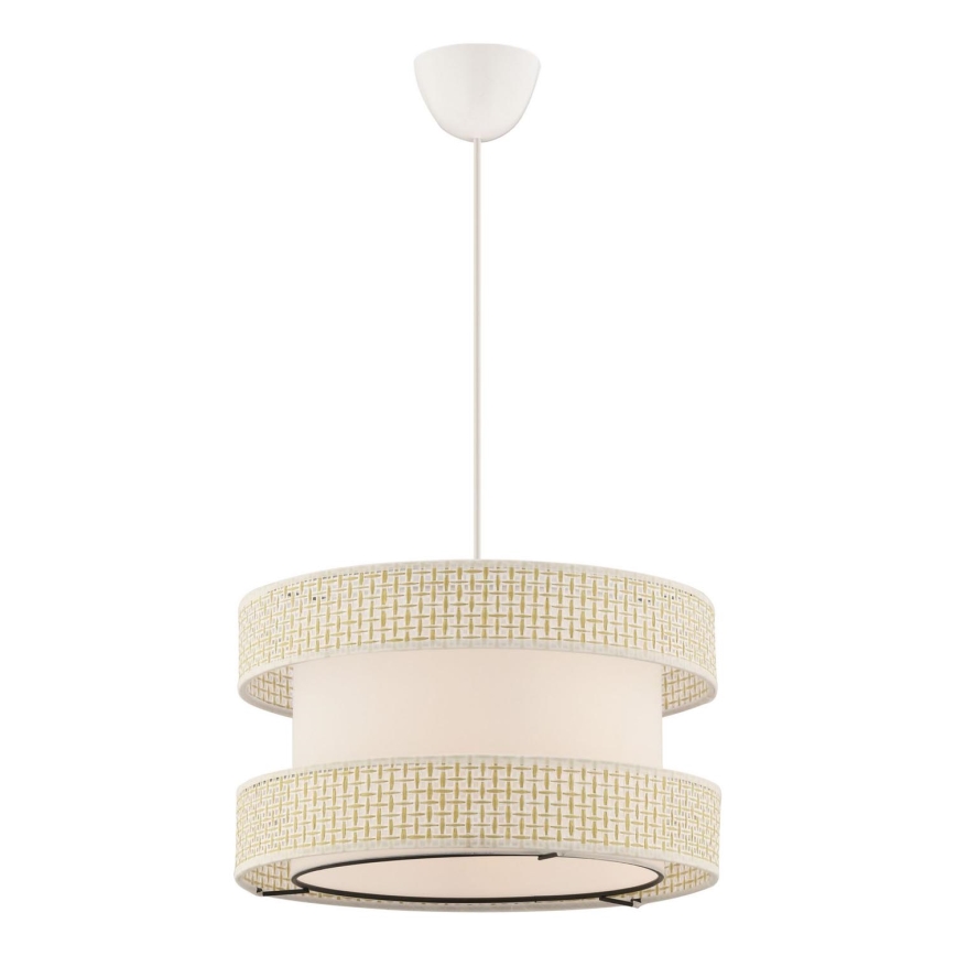 Suspension HALO 1xE27/60W/230V crème