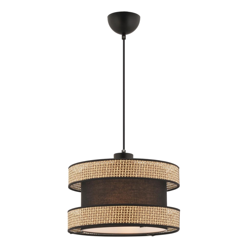 Suspension HALO 1xE27/60W/230V marron/beige