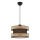 Suspension HALO 1xE27/60W/230V marron/beige