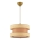 Suspension HALO 1xE27/60W/230V marron/beige