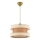 Suspension HALO 1xE27/60W/230V marron/crème