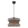 Suspension HALO 1xE27/60W/230V marron/gris
