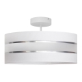 Suspension HELEN 3xE27/15W/230V blanc/chrome brillant