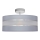 Suspension HELEN 3xE27/15W/230V gris/chrome brillant