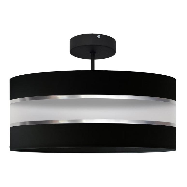 Suspension HELEN 3xE27/15W/230V noir/chrome brillant