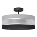 Suspension HELEN 3xE27/15W/230V noir/gris/chrome brillant
