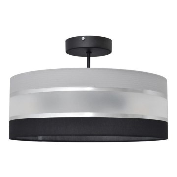 Suspension HELEN 3xE27/15W/230V noir/gris/chrome brillant